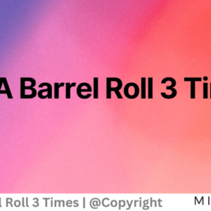 Do A Barrel Roll 1000 Times