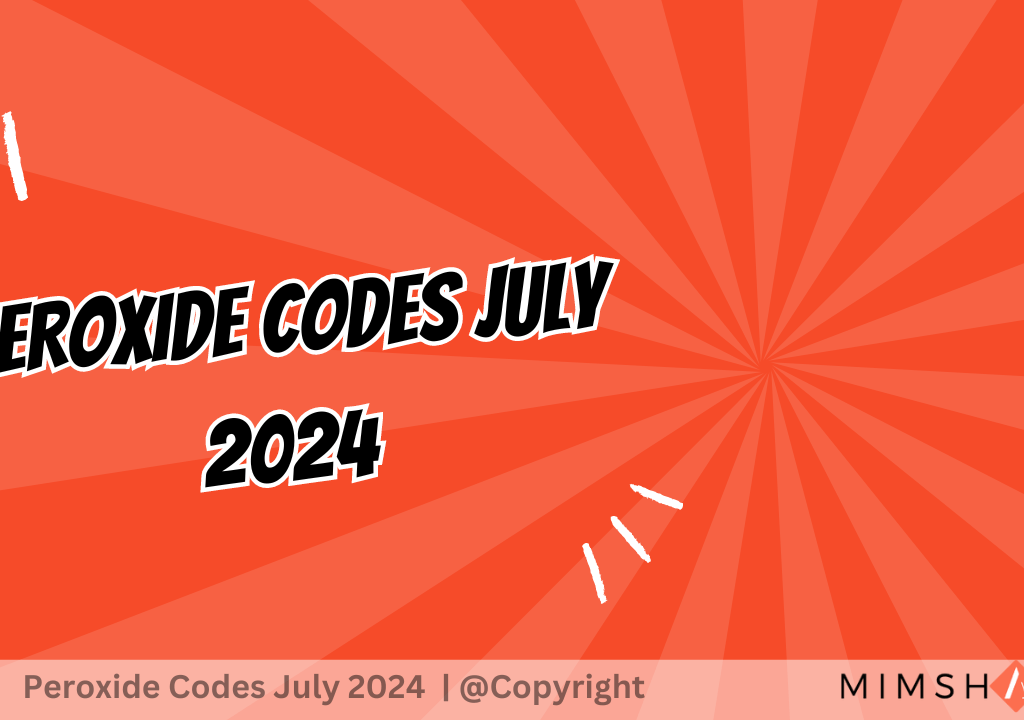 Ll Peroxide Roblox Codes: July 2026 Peroxide Codes July 2024