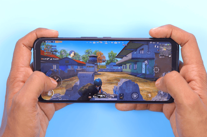 A player in action