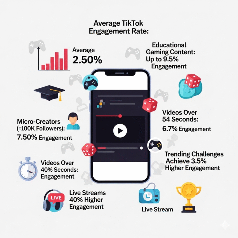 TikTok Gaming Video Engagement Rates
