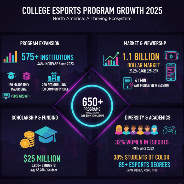 College Esports Program Growth Statistics (2025)