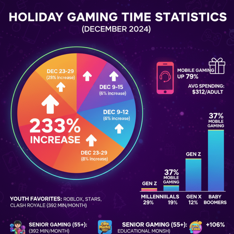Gaming Time Statistics During Holidays