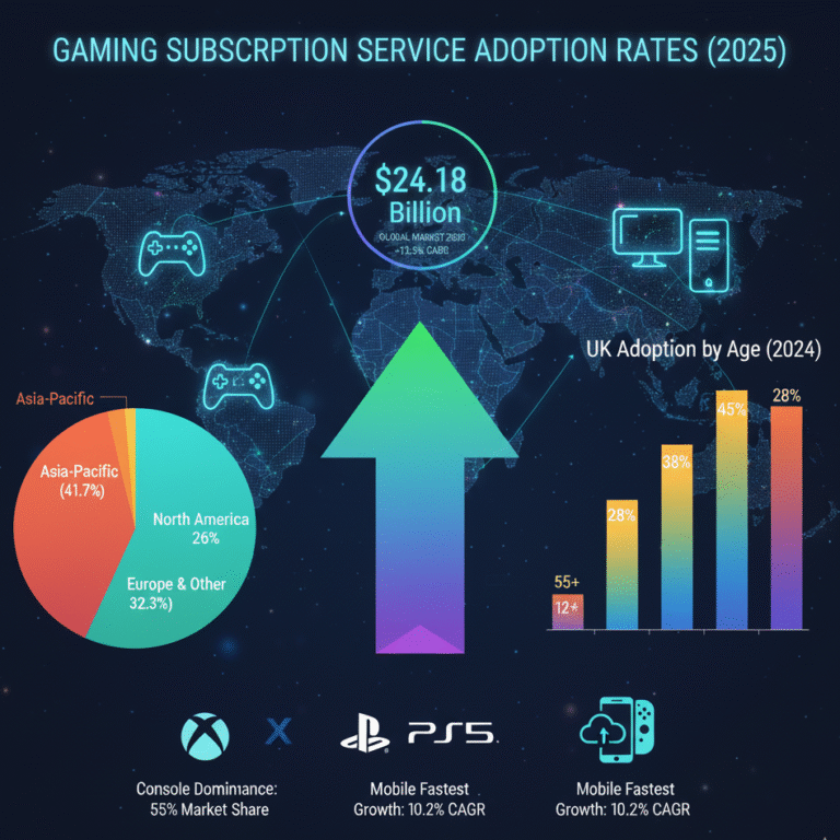 Gaming subscription service adoption rates