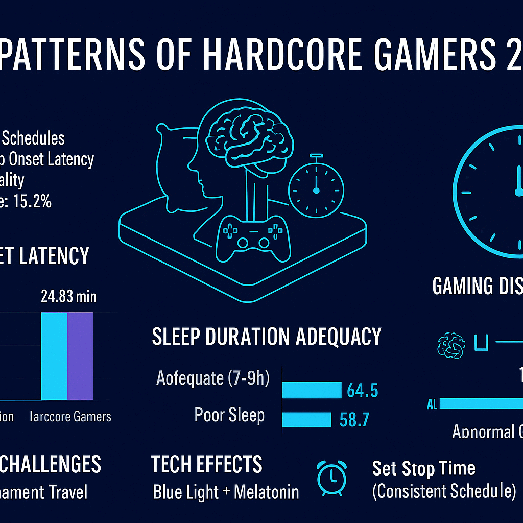 Sleep Patterns of Hardcore Gamers in 2025