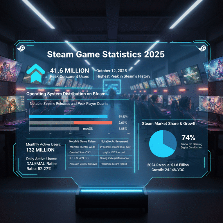 Steam Game Statistics 2025