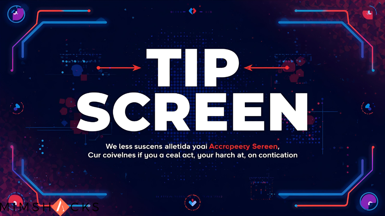 tip screen