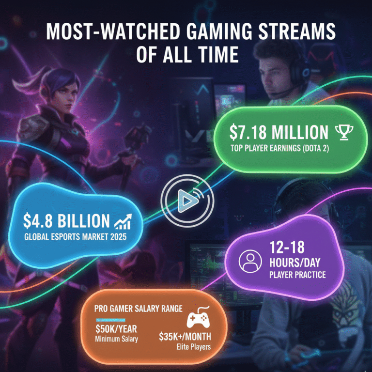Most-watched gaming streams of all time