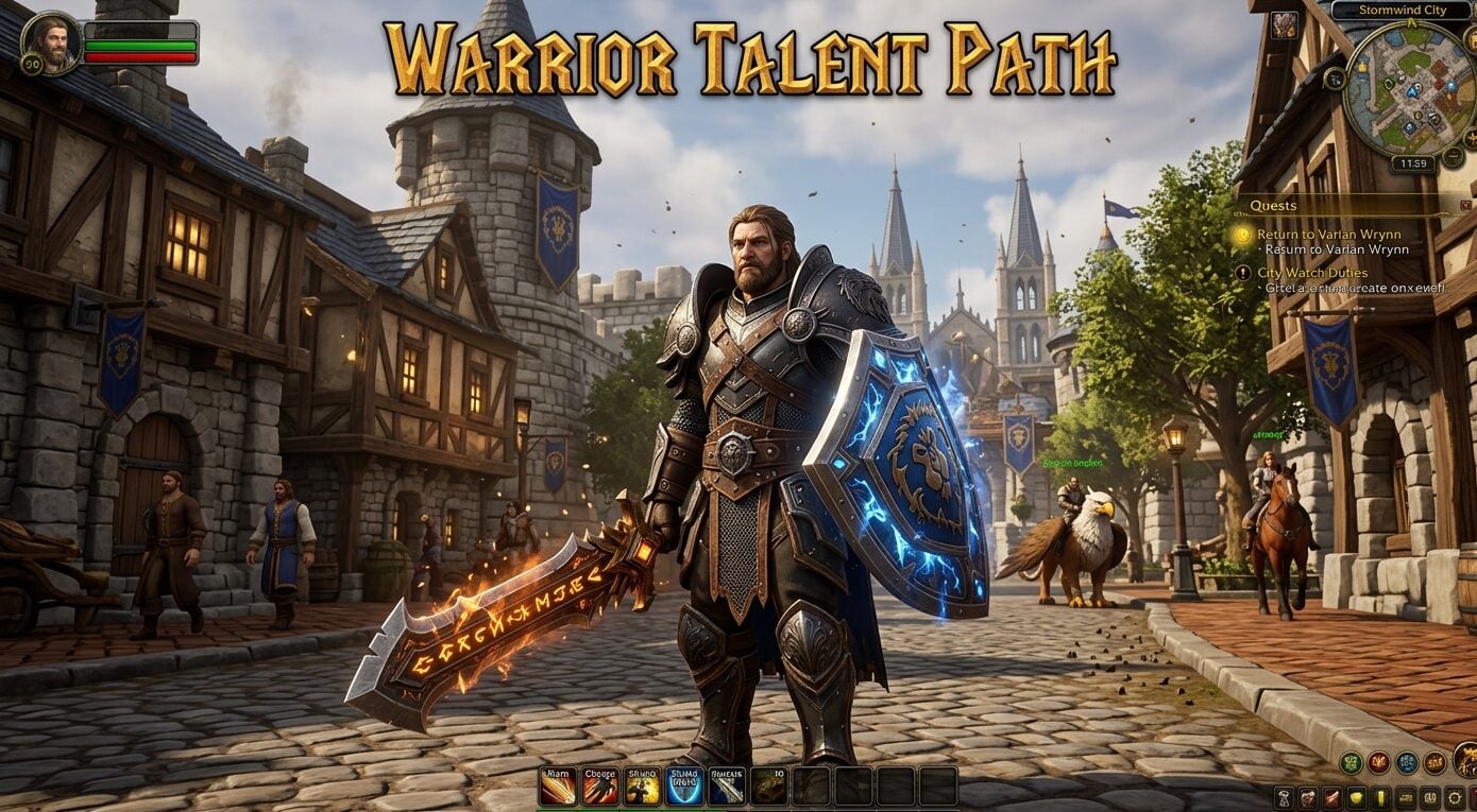 From Level 10 to Molten Core Planning a Warrior Talent Path Point by Point
