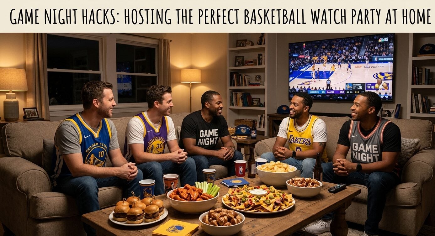 Game Night Hacks: Hosting the Perfect Basketball Watch Party at Home