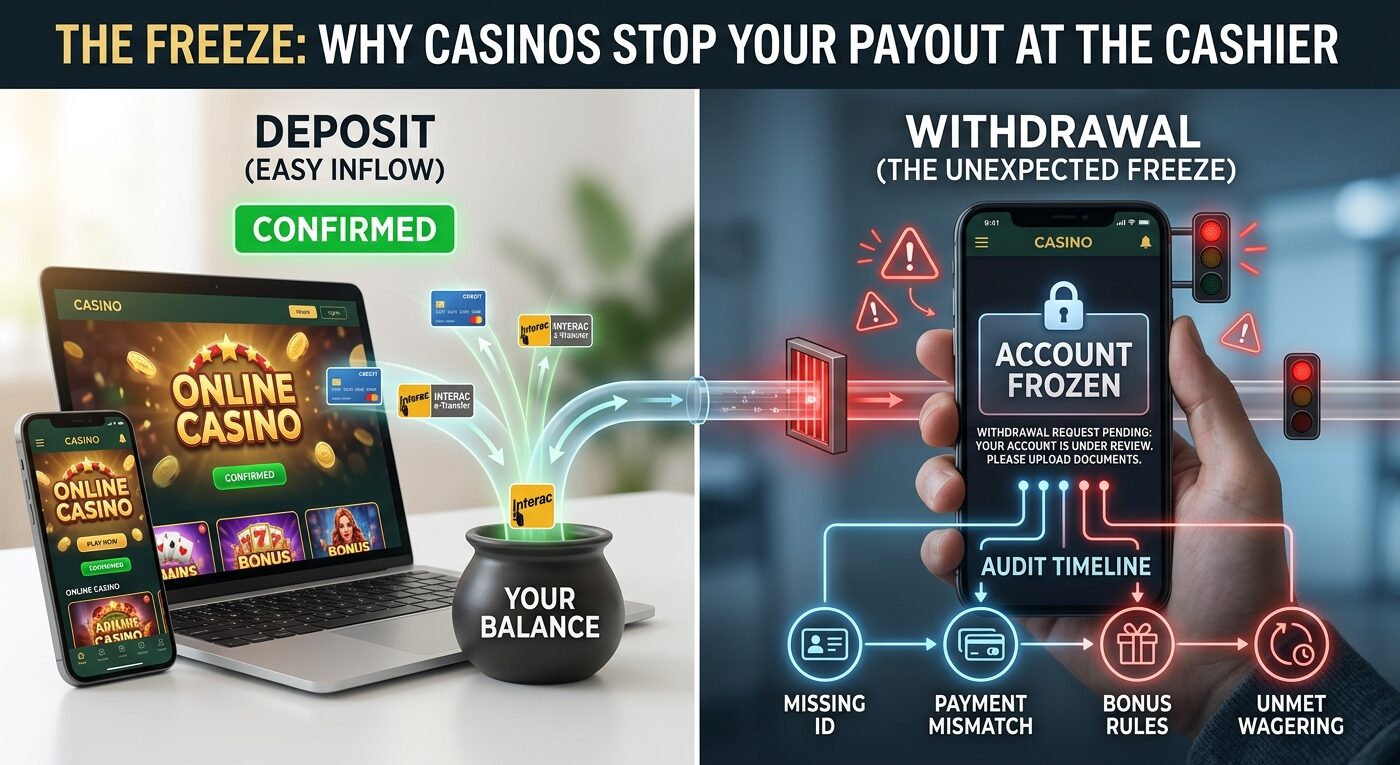 Why Casinos Freeze Your Account At The Exact Moment You Try To Cash Out